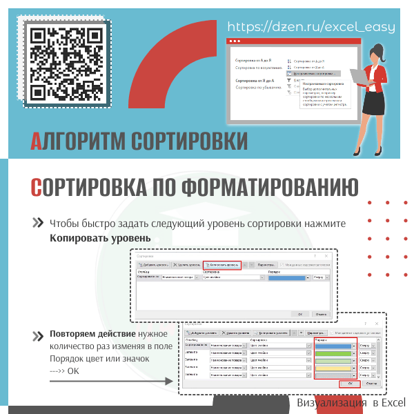 Уровни сортировки slide 1